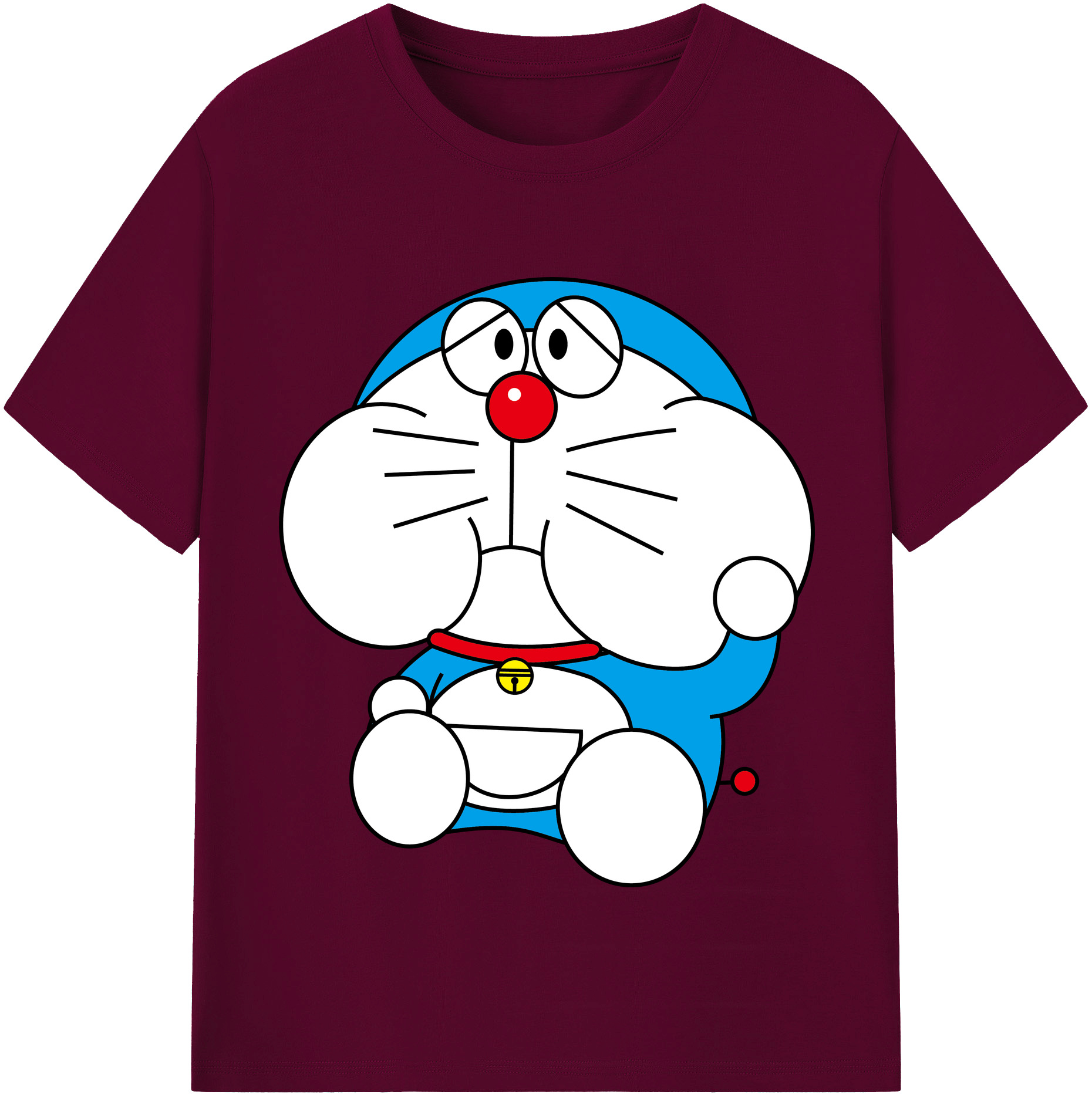 （画像用） ドラえもん Doraemon レディースカジュアルプリントTシャツ（綿100％）